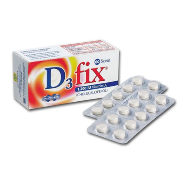 Unipharma D3 Fix 1200iu 60tabs