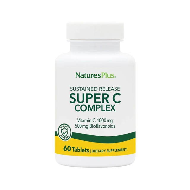 Natures Plus Super C Complex 60tab (Ενίσχυση Ανοσοποιητικό)