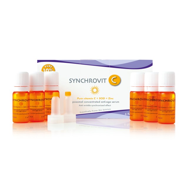 Synchroline Synchrovit C 6x5ml (Συμπυκνωμένος Αντιρυτιδικός Ορός με Βιταμίνη C)