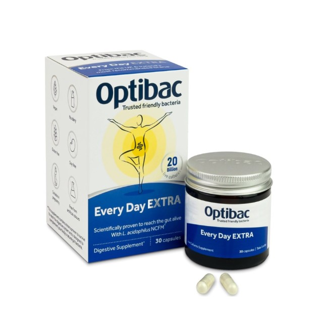 Optibac Probiotics Extra Strength 30caps (Συμπλήρωμα Διατροφής με Προβιοτικά)