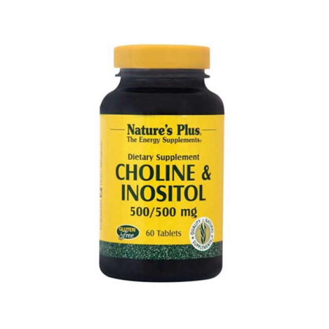 Natures Plus Choline And Inositol 500mg 60tab