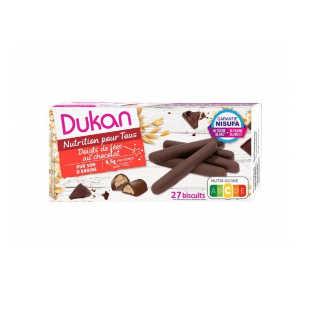 Dukan Cookies Covered in Dark Chocolate 27pcs