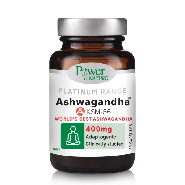 Power Health Platinum Ashwagandha KSM-66 400mg 30caps (Συμπλήρωμα Διατροφής με Εκχύλισμα Ασβαγκάντας)