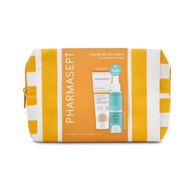 Pharmasept Heliodor SET Face Tinted Sun Cream SPF50 50ml & ΔΩΡΟ After Sun Lotion 100ml (ΣΕΤ με Αντηλιακή Κρέμα Προσώπου με Χρώμα & ΔΩΡΟ Γαλάκτωμα για Μετά τον Ήλιο)