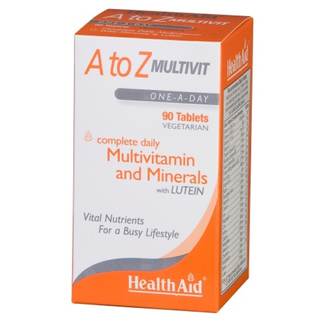 Health Aid A To Z Multivit 90tabs (Τόνωση - Ενέργεια)