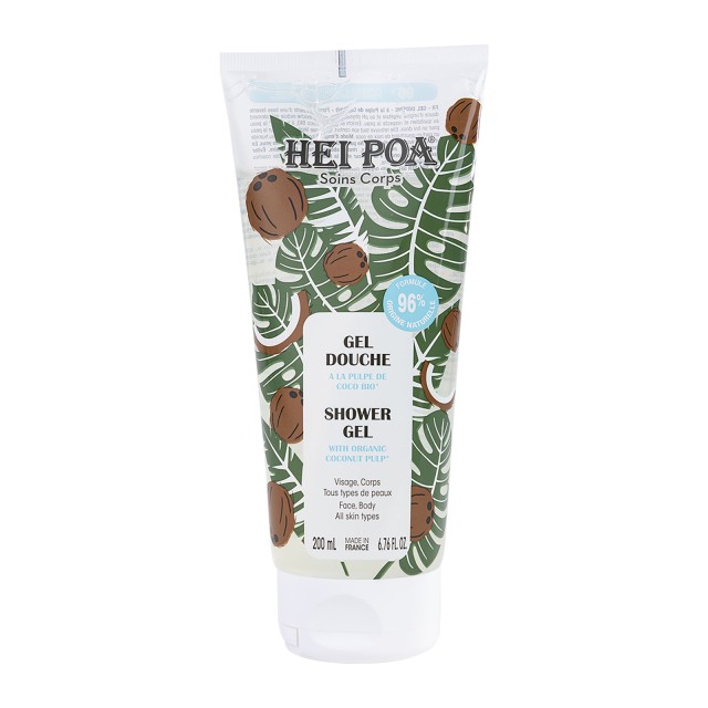 Hei Poa Shower Gel with Organic Coconut Pulp 200ml