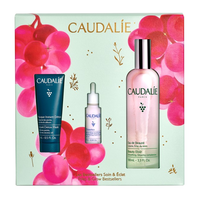 Caudalie SET Prep & Glow Bestsellers Trio