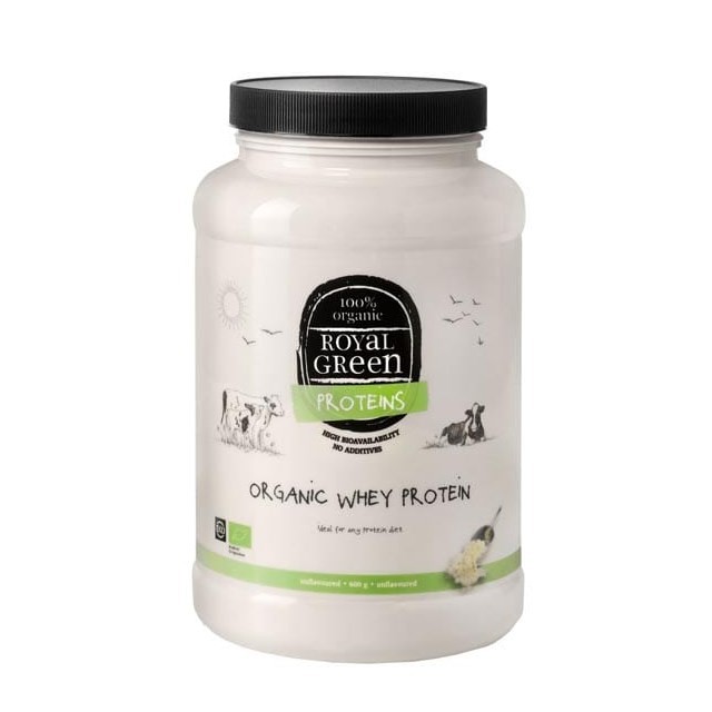 Royal Green Organic Whey Protein 600gr (Οργανική Πρωτεΐνη Ορού Γάλακτος)
