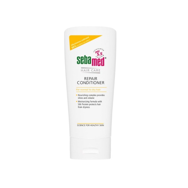 Sebamed Hair Care Repair Conditioner 200ml (Μαλακτική Κρέμα για Άτονα, Ξηρά & Ταλαιπωρημένα Μαλλιά)