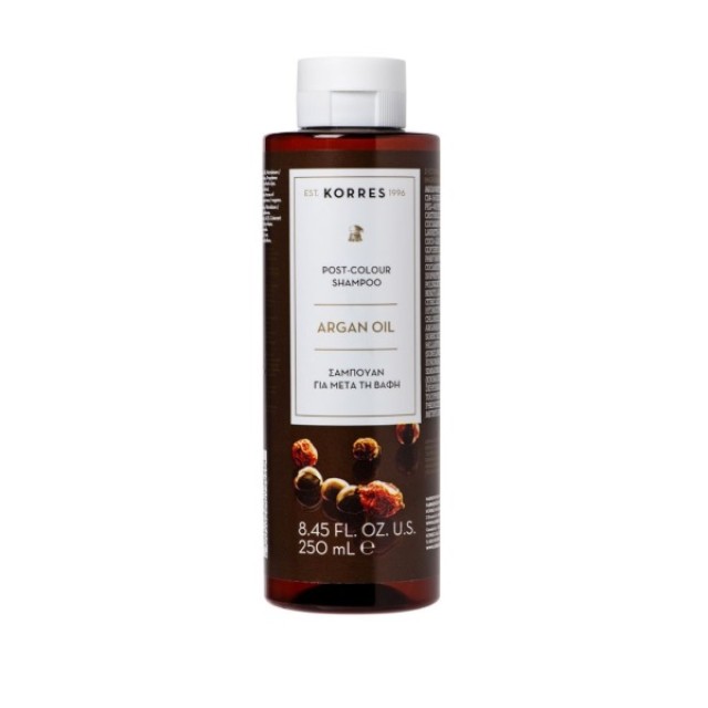 Korres Argan Oil Post Colour Shampoo 250ml (Σαμπουάν για Μετά τη Βαφή)