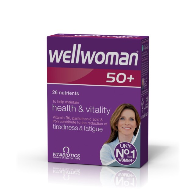 Vitabiotics Wellwoman 50+ 30tabs (Συμπλήρωμα για Γυναίκες άνω των 50 Ετών)