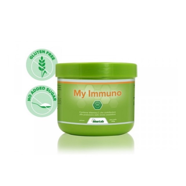 Meetab My Immuno 200gr (Συμπλήρωμα Διατροφής σε Σκόνη με Βιταμίνη C για τη Φυσιολογική Λειτουργία του Ανοσοποιητικού Συστήματος)