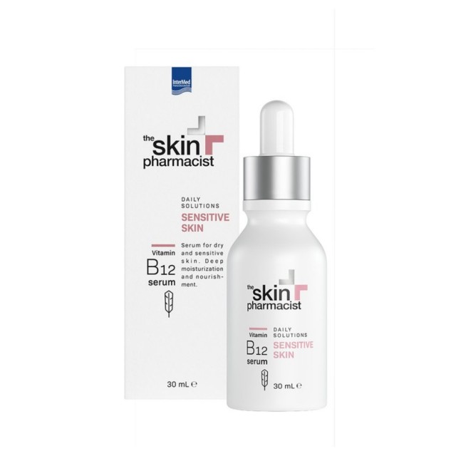 The Skin Pharmacist Daily Solutions Sensitive Skin B12 Serum 30ml (Ορός Βαθιάς Ενυδάτωσης για Πολύ Ξηρό & Ευαίσθητο Δέρμα)