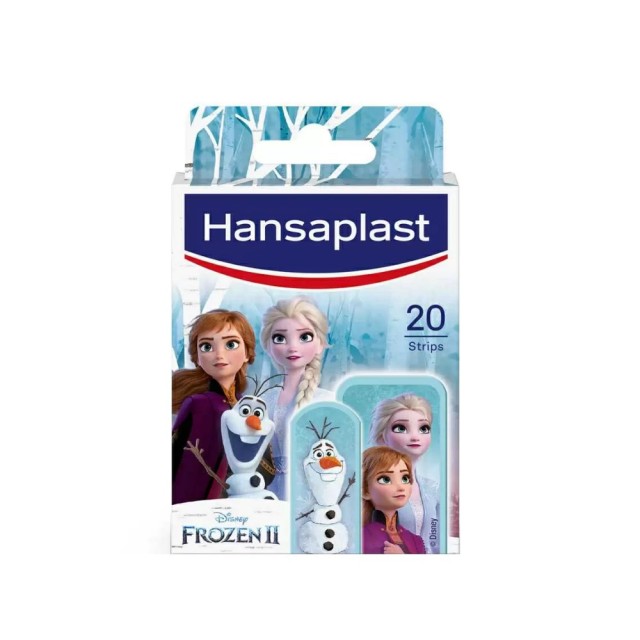 Hansaplast Junior Frozen 20Strips με Φιγούρες Frozen (Παιδικά Επιθέματα για Όλους τους Τύπους Μικρών