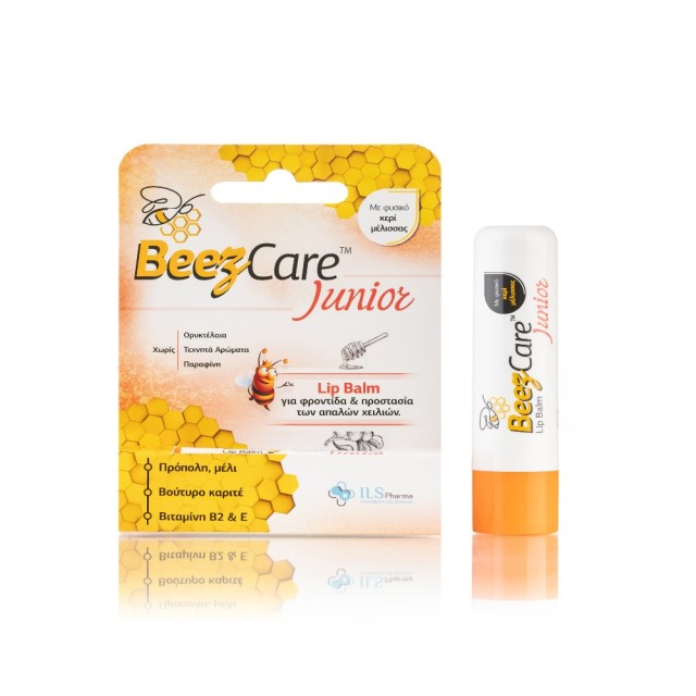 Ils Pharma Beezcare Junior Lip Balm (Παιδικό Balm Χειλιών για Φροντίδα & Προστασία των Απαλών Χειλιώ