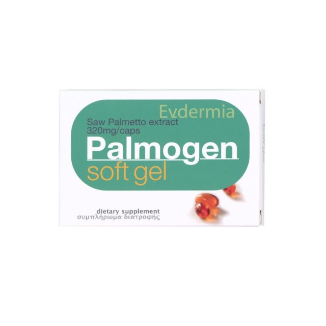 Evdermia Palmogen 30 softgel caps (Συμπλήρωμα Διατροφής για την Αντιμετώπιση της Τριχόπτωσης)