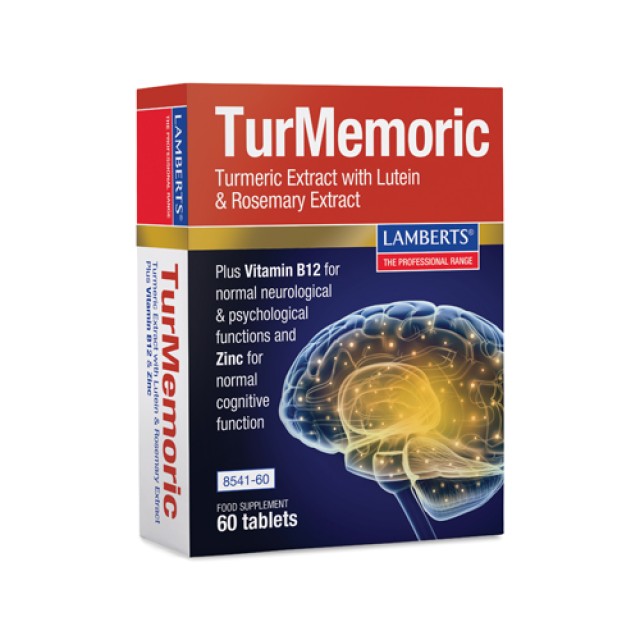 Lamberts TurMemoric 60tabs (Νευρικό Σύστημα - Μνήμη - Συγκέντρωση)
