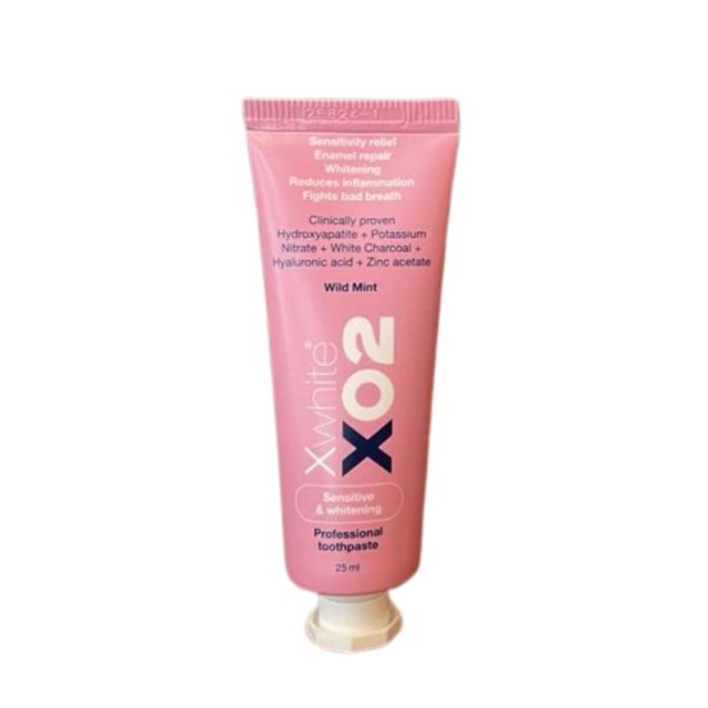 XWhite X02 Sensitive & Whitening Professional Toothpaste 25ml (Λευκαντική Οδοντόκρεμα για Ευαίσθητα Δόντια)