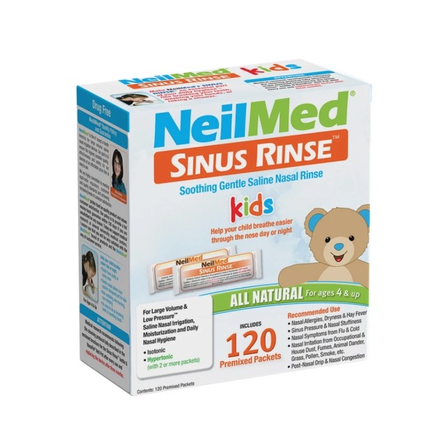 Neilmed Sinus Rinse Pediatric Refill 120 φακελάκια (Ανταλλακτικά Προαναμεμειγμένα Φακελάκια για το Π