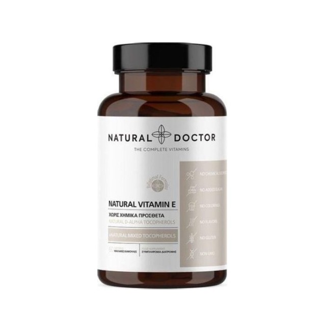 Natural Doctor Natural Vitamin E 90caps (Συμπλήρωμα Διατροφής με Φυσική Βιταμίνη Ε)