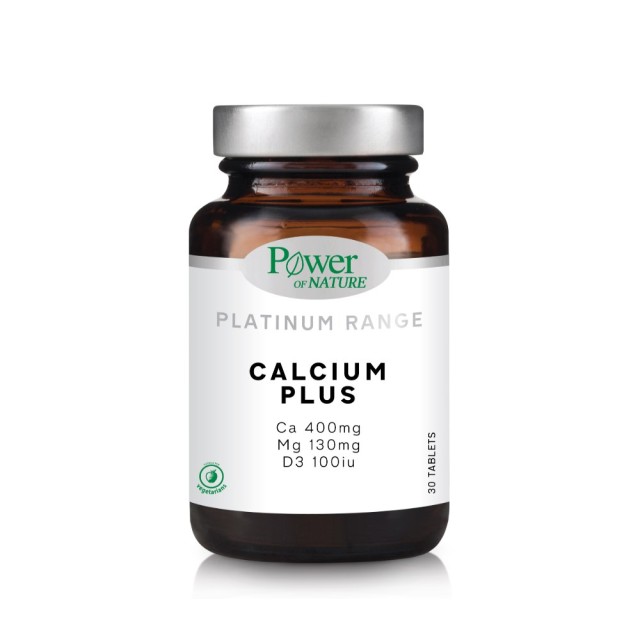 Power Health Platinum Calcium Plus 30tabs (Συμπλήρωμα Διατροφής για Υγιή Οστά, Δόντια & Μύες)
