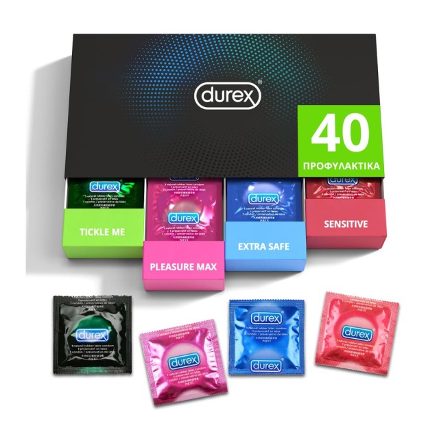 Durex Surprise Me Premium Variety Pack 40τεμ 