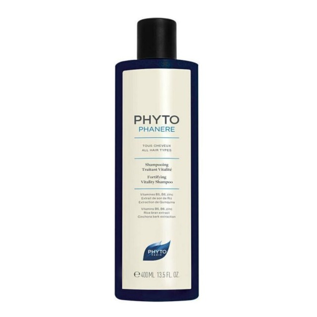 Phyto Phytophanere Fortifying Vitality Shampoo 400ml (Δυναμωτικό Αναζωογονητικό Σαμπουάν)