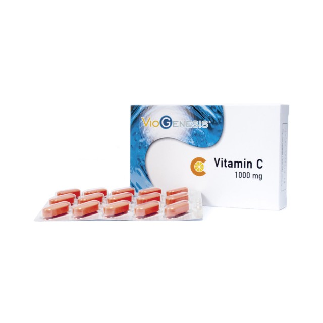 Viogenesis Vitamin C 1000mg 30tabs (Συμπλήρωμα Διατροφής με Βιταμίνη C για την Ενίσχυση του Ανοσοποι