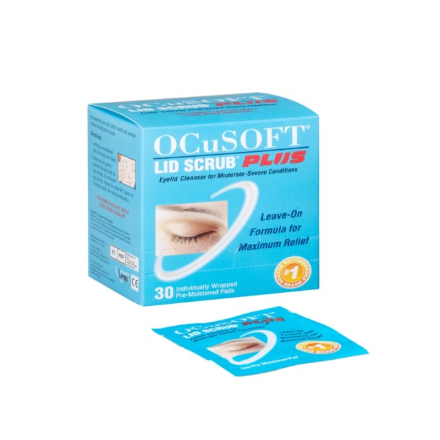 Ocusoft Lid Scrub Plus Pads 30pcs