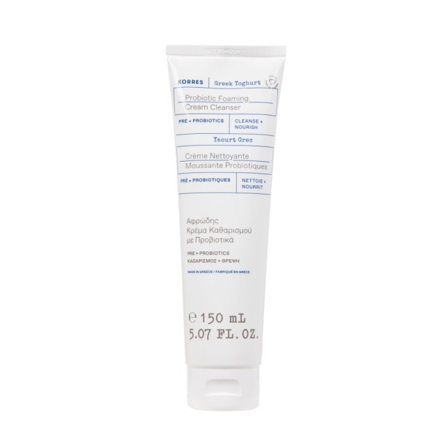 Korres Greek Yoghurt Probiotic Foaming Cream Cleanser 150ml