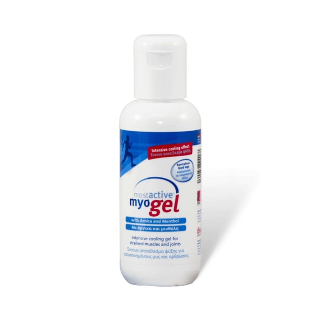 Bradex Myogel Mostactive Intensive Cooling Gel 125ml (Τζελ Κρυοθεραπείας για Ανακούφιση των Μυών & Αρθρώσεων)
