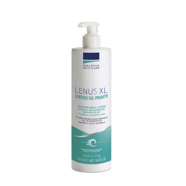 Galenia Skin Care Lenus XL Soothing Body Lotion 500ml (Γαλάκτωμα Σώματος για Άμεση και Μεγάλης Διάρκειας Ανακούφιση Ερεθισμένου και Κνησμώδους Δέρματος)