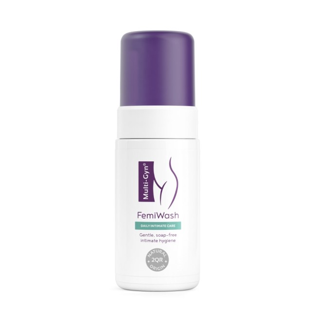 Multi Gyn Femiwash 100ml (Απαλός Aφρός Καθαρισμού Χωρίς Σαπούνι  για την Ευαίσθητη Περιοχή)