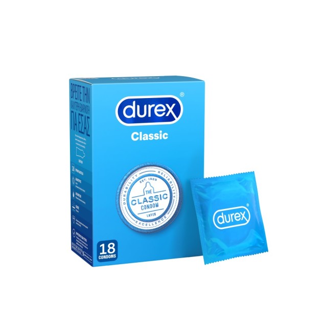 Durex Classic 18τεμ (Κλασικά Προφυλακτικά)