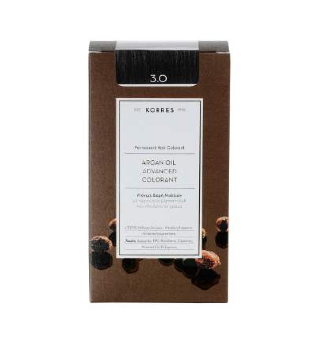 Korres Argan Color Dark Brown 3.0 (Καστανό Σκούρο)