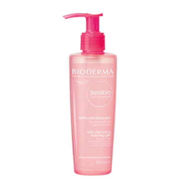 Bioderma Sensibio Gel Moussant 200ml (Αφρός Καθαρισμού της Ευαίσθητης Επιδερμίδας) 