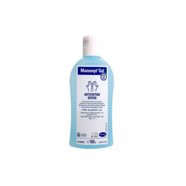 Manusept Gel 100ml (Αντισηπτικό Τζελ Χεριών με 85% Αιθανόλη)