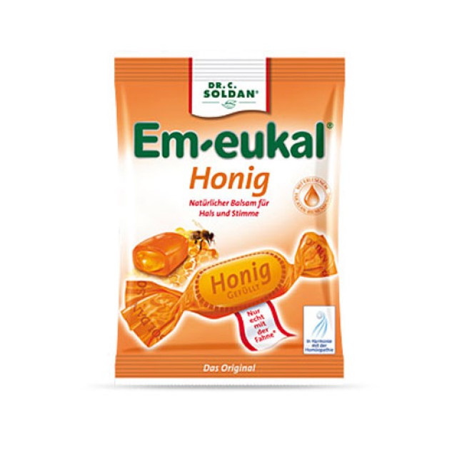 Em Eukal Honey 50gr (Καραμέλες για το Βήχα με Γεύση Μέλι)
