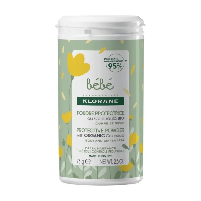 Klorane Bebe Organic Calendula Protective Powder 75gr