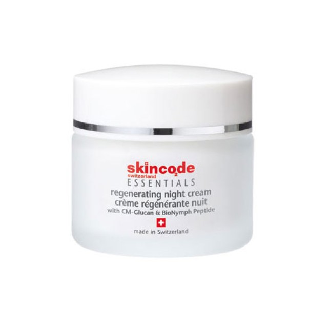Skincode Essentials Regenerating Night Cream 50ml (Αναζωογονητική Κρέμα Νύχτας για Όλες τις Επιδερμίδες)