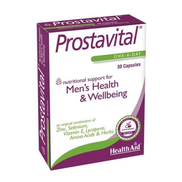 Health Aid Prostavital 30caps (Συμπλήρωμα Διατροφής για την Καλή Λειτουργία του Προστάτη)