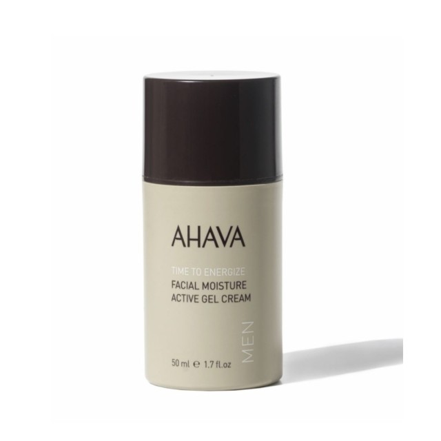 Ahava Men Time to Energize Facial Moisture Active Gel Cream 50ml (Ανδρική Αντιγηραντική Κρέμα/Τζελ Ημέρας)