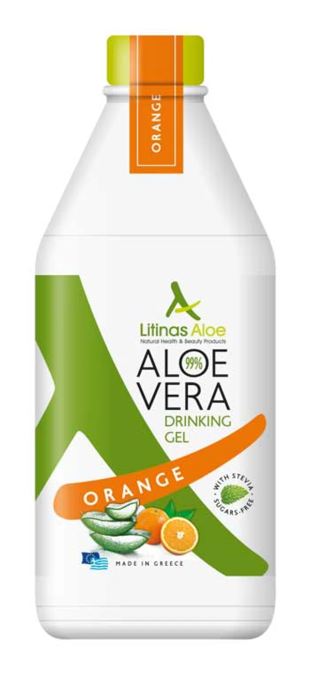 Litinas Aloe Vera Drinking Gel With Orange Flavour 1000ml |