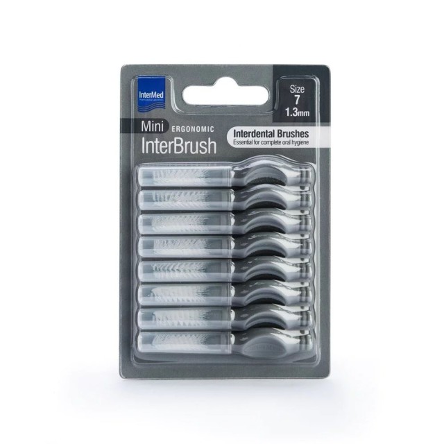 Intermed Mini Ergonomic Interbrush Size 7 - 1,3mm 8τεμ (Μεσοδόντια Βουρτσάκια Μέγεθος 7 - 1,3mm)