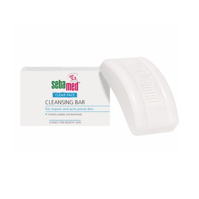 Sebamed Clear Face Cleansing Bar 100gr (Μπάρα Καθαρισμού Προσώπου για Λιπαρή με Τάση Ακμής Επιδερμίδ