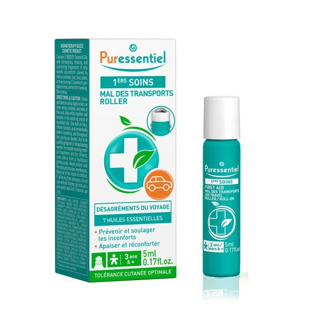 Puressentiel SOS Travel Roll-On 5ml (Roll on που Προλαμβάνει τη Ναυτία & το Jet-Lag)