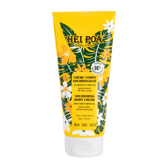 Hei Poa Nourishing Body Cream with Tahiti Monoi Oil 200ml