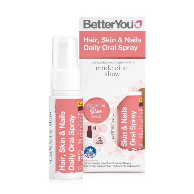 BetterYou Hair Skin & Nails Daily Oral Spray 25ml