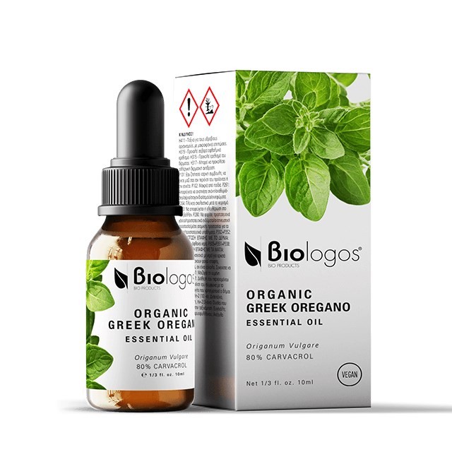 Biologos Organic Greek Oregamo Essential Oil 10ml (Αιθέριο Έλαιο Βιολογική Ρίγανη)