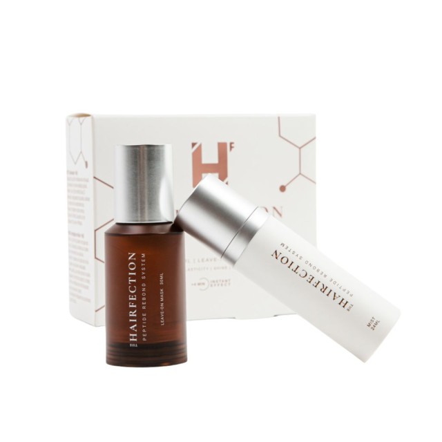 Hairfection Peptide Rebond System Mist & Leave-In Mask (ΣΕΤ με Mist & Μάσκα Μαλλιών - Φροντίδα Άμεσης Επανόρθωσης)